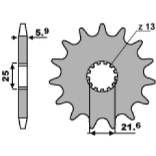 ПЕРЕДНЯ ЗІРКА PBR CHT 565 15 18NC (LANC. 520)