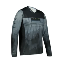 LEATT (2022) СОРОЧКА ROWEROWA MTB GRAVITY 4.0 JERSEY BLACK КОЛІР ЧОРНИЙ РОЗМІР XS
