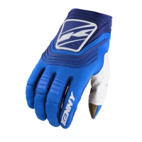 KENNY RACING РУКАВИЦІ CROSS/ENDURO МОДЕЛЬ TITANIUM BLUE КОЛІР NIEBIESKI/BIALY РОЗМІР M