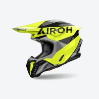 AIROH (2024) ШОЛОМ CROSS / ENDURO / ATV / QUAD TWIST 3 KING ЖОВТИЙ GLOSS L