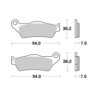 SBS BRAKEPADS КЕРАМІЧНІ