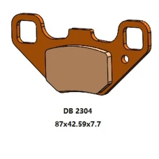 DELTA BRAKING КОЛОДКИ ДИСКОВІ ТОРМОЗНІ KH490 ПЕРІД POLARIS RZR 170 '09-'21