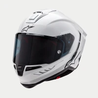 ALPINESTARS ШОЛОМ SUPERTECH R10 WHITE/FLAT ЧОРНИЙ XS