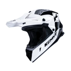 KENNY RACING ШОЛОМ CROSS/ENDURO МОДЕЛЬ TITANIUM КАРБОН MIPS BLACK/WHITE КОЛІР BIALY/CZARNY РОЗМІР M ( 57 - 58 CM )