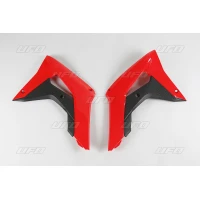 UFO КРИШКИ РАДІАТОРА HONDA CRF 250R '18-21, CRF 450R '17-'20 КОЛІР OEM (ЧЕРВОНИЙ/ЧОРНИЙ)