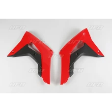 UFO КРИШКИ РАДІАТОРА HONDA CRF 250R '18-21, CRF 450R '17-'20 КОЛІР OEM (ЧЕРВОНИЙ/ЧОРНИЙ)