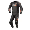 ALPINESTARS ШКІРА SUIT GP FORCE CHASER V2 2 PCS BLACK\/FLUO ЧЕРВОНА 52 - зображення 1