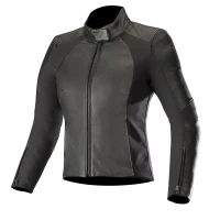ШКІРЯНА МОТОКУРТКА ALPINESTARS DAM VIKA V2, КОЛІР ЧОРНИЙ, РОЗМІР 40
