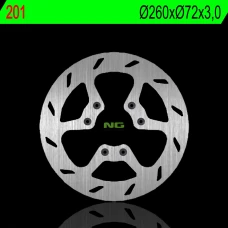 NG ДИСК ТОРМОЗНИЙ ПЕРІД BETA RR50 08-09, SUPERMOTARD 50 14-15, ART 50 03-05 (260X72X3,0MM) (6X6,5MM)