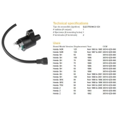 DZE КОТУШКА ЗАПАЛЮВАННЯ HONDA NSR125 93-01 (30510-GZ9-000) TRX90 '93-'05