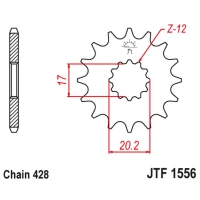 ПЕРЕДНЯ ЗІРОЧКА JT 13T КРОК 428 — YAMAHA TZR 50