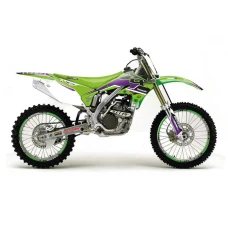 BLACKBIRD КОМПЛЕКТ НАЛІПОК (OKLEIN) KAWASAKI KX 250F '04-'05 DREAM 5 КОЛІР ЗЕЛЕНИЙ ЧОРНИЙ
