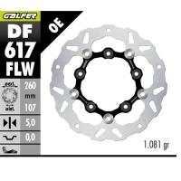 GALFER ДИСК ТОРМОЗНИЙ ПЕРІД KTM 890SMT '23-'25 (WAVE FLOATING) (260X107X5MM)