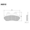 NISSIN 2024\/10 КОЛОДКИ ДИСКОВІ ТОРМОЗНІ KH69\/2 ПРЕМІУМ-КЛАС SEMI-METALLIC (SPIEK METALICZNY) (ECE R90) (MADE IN JAPAN) - зображення 1
