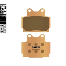 GALFER КОЛОДКИ ДИСКОВІ ТОРМОЗНІ KH104 SPIEK METALICZNY (КОЛІР ЗОЛОТИЙ) STREET