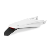 UFO 2024/11 КРИЛО ЗАД KTM EXC 150 / 250 / 300 TBI '24-'25, EXC-F 250 / 350 / 450 / 500 '24-'25 КОЛІР БІЛИЙ (З LED ФОНАРЕМ)