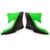 КРИШКИ РАДІАТОРА UFO KAWASAKI OEM ЧОРНИЙ ЗЕЛЕНИЙ