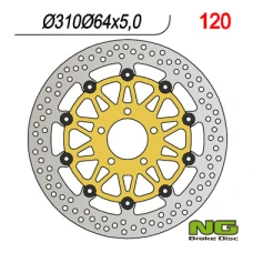 NG ДИСК ТОРМОЗНИЙ ПЕРІД SUZUKI GS/ GSF/ GSX (310X64X5) PLYWAJACA (5X10,5MM)