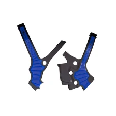 RACETECH (RTECH) 2025/12 КРИШКИ РАМИ (КОМПЛЕКТ) BI-MATERIAL СУПЕР GRIP YAMAHA YZ 85 '22-'24 КОЛІР ЧОРНИЙ / СИНІЙ
