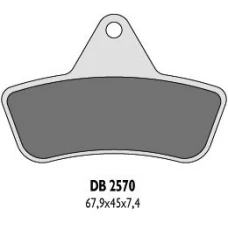 DELTA BRAKING КОЛОДКИ ДИСКОВІ ТОРМОЗНІ KH271 ARCTIC CAT`96-04 (F+R) - ZASTEPUJA DB2570MX-D І DB2570QD-D