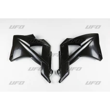 UFO КРИШКИ РАДІАТОРА GAS GAS MC/EC/FSR 125/200/250/300/450 '10-'11 КОЛІР ЧОРНИЙ