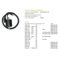 DZE КОТУШКА ВИСОКОГО НАПРУГИ HONDA XLR 125, CG 125 (30500-KRE-900)