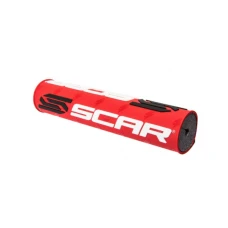 SCAR RACING GABKA NA КЕРМА (POPRZECZKE) (250MM) КОЛІР ЧЕРВОНИЙ Z ЛОГОТИП SCAR