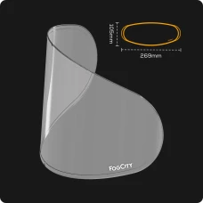PINLOCK FOGCITY EASY УНІВЕРСАЛ ВІДКРИТИЙ FACE