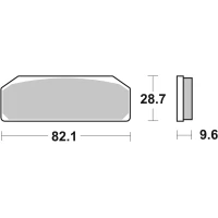 SBS BRAKEPADS DUAL SINTER
