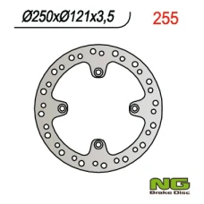 NG ДИСК ТОРМОЗНИЙ ПЕРІД SUZUKI DR 350 (91-99) (250X121X3,5)