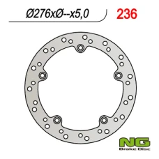 NG ДИСК ТОРМОЗНИЙ ЗАД BMW R 850/1100/1150/1200 (276X-X5) (5X10,5MM)