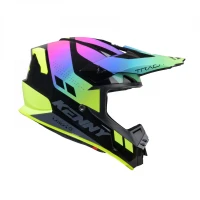 KENNY RACING ШОЛОМ CROSS/ENDURO МОДЕЛЬ TRACK GRAPHIC NEON КОЛІР CZARNY/ZIELONY/ROZOWY РОЗМІР L ( 59 - 60 CM )