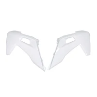 UFO КРИШКИ РАДІАТОРА HUSQVARNA TC 125/250, FC 250/350/450 '19-21, TE 150/250/300, TX 250/300, FE 250/350/450/501 '20-21, КОЛІР БІЛИЙ