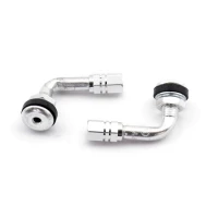 V PARTS (VICMA) КЛАПАН КОЛЕСА WYGIETY (КУТОВИЙ) КОЛІР СРІБНИЙ (ЦІНА ZA 2 ШТУКИ.) (952PL)