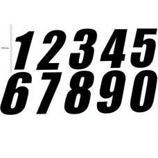 TMV PRO DIGITS 130MM ЧОРНИЙ '3' (3PCS)