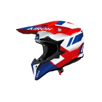 AIROH ШОЛОМ WRAAAP ОГЛЯДУ RED/BLUE БЛИСК M