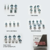 ACCEL КОМПЛЕКТ БОЛТІВ DO ПЛАСТІКОВ KAWASAKI KX 125/250 '03-'07, KXF 250 '04-'16, KXF 450 '04-'14, RMZ 250 '04-'06 (BKF-301)