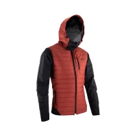 LEATT (НОВИНКА 2023) КУРТКА ROWEROWA MTB TRAIL 3.0 JACKET LAVA КОЛІР BORDOWY/CZARNY РОЗМІР S
