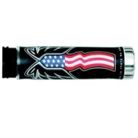 HARRI'S ПРОДАЖА ПЕРЕМИКАЧІ 02601/PA FLAGA США НАКОНЕЧНИК ХРОМ (130 MM/22 MM) БЕЗ ОТВОРУ КОЛІР CZARNY/CZERWONY/NIEBIESKI