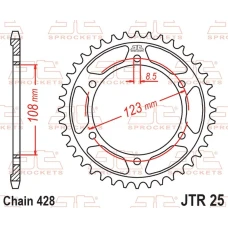 JT ШЕСТЕРНЯ ЗАД 4606 58 APRILIA RS / REPLICA / TUONO '21-'23 (460658JT) (LANC. 428)