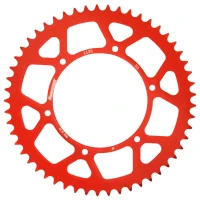 SUPERSPROX ЗАДНЬОЇ SPROCKET, ЧЕРВОНА, 53 ЗУБІВ (420), Ø108MM, APRILIA 14-, DERBI 10