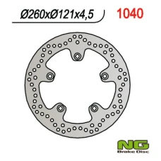NG ДИСК ТОРМОЗНИЙ ПЕРІД SUZUKI AN 250/400/650 BURGMAN 03-18 (260X121X4,5)