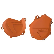 POLISPORT КОМПЛЕКТ ЗАХИСТ КРИШКИ (DEKLA) ГЕНЕРАТОР І ЗАХИСТ КРИШКИ КОМПЛЕКТА СЦЕПЛЕННЯ I ЗАХИСТ НАСОСО ВОДИ KTM EXC-F/XC-F 450/500 '17-'22; HUSQVARNA FE 450/501 '17-'22 КОЛІР КОЛІР ПОМАРАНЧ (846700002+8460500002+8485000002)