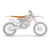 BLACKBIRD ПОКРИВКА\/ПОКРИВКА NA СИДІННЯ KTM SX-SXF 16-18 \/ EXC 17-19 TSC КОЛІР ОРАНЖЕВИЙ\/ЧОРНИЙ - зображення 2