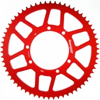 SUPERSPROX ЗАДНЬОЇ SPROCKET, ЧЕРВОНА, 62 ЗУБІВ (420), Ø100MM, FANTIC 50CC 07-19
