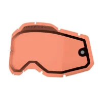 100 ПРОЦЕНТ (2023) RC2/AC2/ST2 REPLACEMENT LENS - VENTED DUAL PANE ROSE - SZYBA/SZYBKA ДЛЯ ОКУЛЯРІВ RACECRAFT 2/ ACCURI 2/ STRATA 2 ПОДВІЙНА WENTYLOWANA КОЛІР КОЛІР РОЗОВИЙ