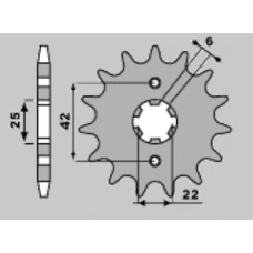 ПЕРЕДНЯ ЗІРКА JR CHT 278 16