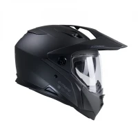 KENNY RACING 2025 ШОЛОМ DUAL ADVENTURE МОДЕЛЬ EXTREME SOLID MATT BLACK КОЛІР ЧОРНИЙ РОЗМІР S  (55 - 56 CM)