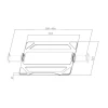 BIKETEC КРОНШТЕЙН NA LAPTOP (11.6-17.3'') ЧОРНИЙ ПІД ТРИМАЧ NA МОНІТОР DO BUIREK WARSZTATOWYCH 1089 X 326 X 574 MM - зображення 2