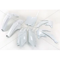 UFO КОМПЛЕКТ ПЛАСТІКОВ HONDA CRF 250R '11-'13, CRF 450R '11-'12 КОЛІР БІЛИЙ (HO114E041)